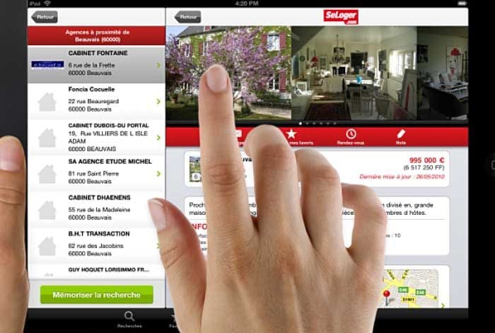 Animation en motion design pour l'application seloger