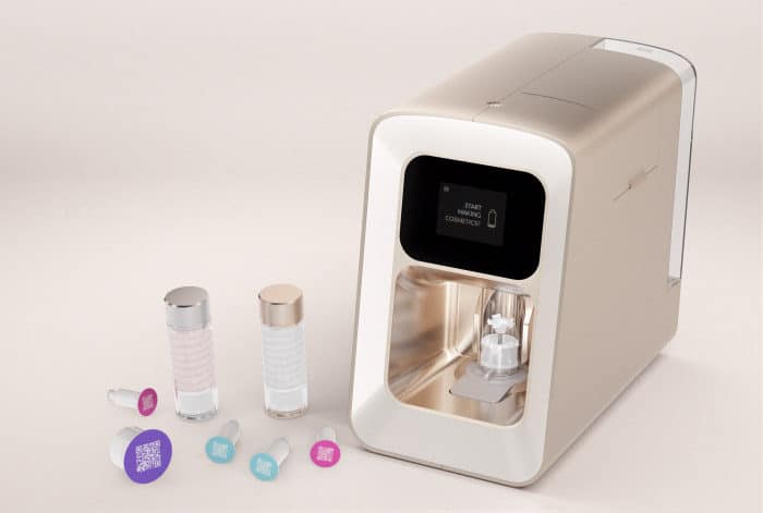 image 3D de la machine Emuage - primée au CES 2018 - cosmétique à la maison